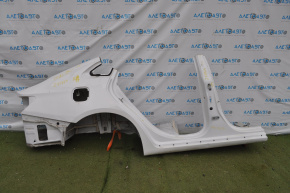 Quarter wing rear right with central pillar Chevrolet Malibu 16-23 white, dented