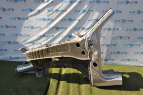 Front quarter left Ford Flex 13-12 gray