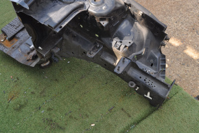 Front quarter left Ford Fusion mk5 13-20 dark blue