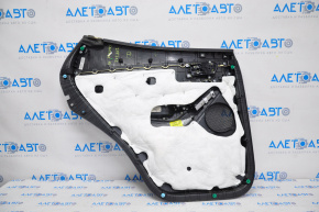 Door trim card rear right Hyundai Santa FE Sport 13-16 black with gray insert scratch