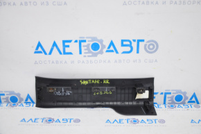 Door sill trim rear right Hyundai Santa FE Sport 13-18 black rubbed