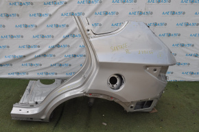 Quarter wing rear left Hyundai Santa FE Sport 13-18 silver, dented