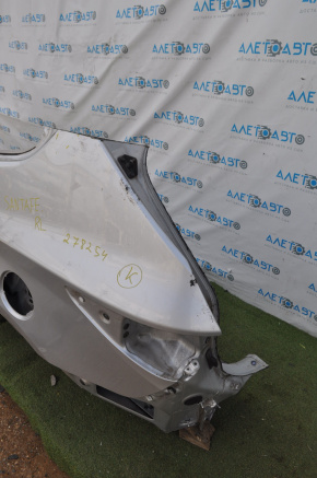 Quarter wing rear left Hyundai Santa FE Sport 13-18 silver, dented