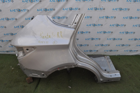 Quarter wing rear right Hyundai Santa FE Sport 13-18 silver, dented, bumps