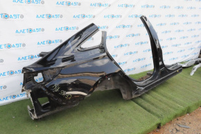 Quarter wing rear right with central pillar Hyundai Sonata 15-19 black