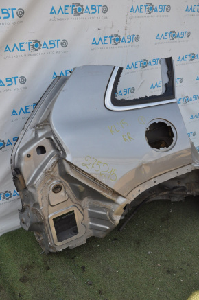 Quarter wing rear right Jeep Cherokee KL 14-18 silver, dent