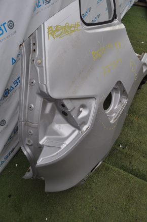 Quarter wing rear right Nissan Rogue 14-20 silver, dented, bumps