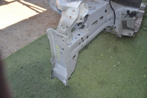 Front right quarter with center pillar Nissan Rogue 14-20 silver, with center pillar