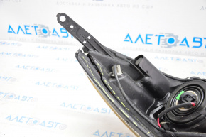 Headlight front left Subaru Outback 15-17 bare pre-rest halogen dark, broken fastener, broken housing