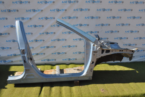 Body threshold metal with front pillar right Toyota Camry v50 12-14 usa blue, pokes