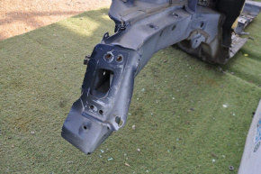 Front right quarter with central pillar Toyota Prius V 12-17 blue, dented side member