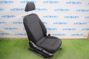 Passenger seat VW Jetta 11-16 USA without airbag, manual, cloth black with black insert