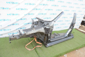 Front left quarter VW Passat b8 16-19 USA graphite, with central pillar