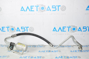 Air conditioning condenser-compressor hose for a 2013-2015 Honda Accord hybrid.