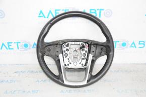 Naked steering wheel Chevrolet Equinox 10-17 leather black, no buttons, scratches