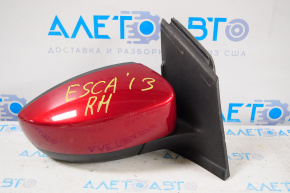 Right side mirror complete Ford Escape MK3 13-16 prerest 3 pins, red RR
