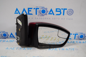 Right side mirror complete Ford Escape MK3 13-16 prerest 3 pins, red RR
