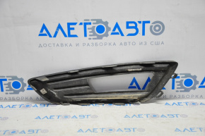 Bumper grille right Ford Focus mk3 15-18 rest under fog lights, type 1, chrome, pokes on chrome