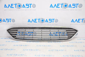 Ford Focus mk3 15-18 radiator grille rest blade, chrome frame, butt on chrome