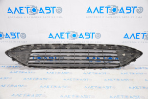 Ford Focus mk3 15-18 radiator grille rest blade, chrome frame, butt on chrome