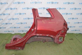 Quarter wing rear left Jeep Cherokee KL 14-23 red, butt