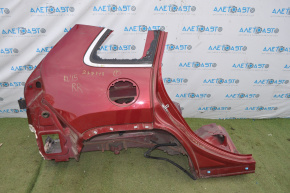 Quarter wing rear right Jeep Cherokee KL 14-18 red