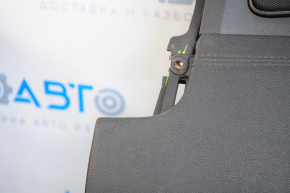 Torpedo front panel without AIRBAG Lincoln MKC 15-19 black, wood grain, scratches under the sensor, scratches, breakage of the glove compartment strip