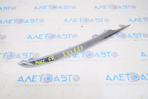 Molding chrome front bumper right Lincoln MKC 15-19 break