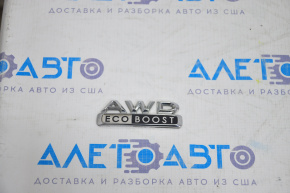 Emblem inscription AWD ECO BOOST tailgate Lincoln MKC 15-18