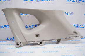 Arch trim right upper Nissan Rogue 14-20 gray under 2 rows, scratches