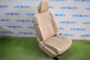 Passenger seat Nissan Rogue 14-15 airbag, mechanical, beige leather