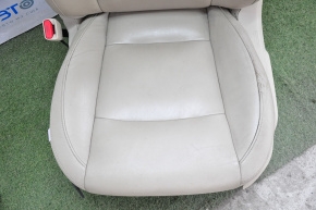 Driver's seat Subaru Outback 15-17 with airbag, electric, beige leather, worn leather