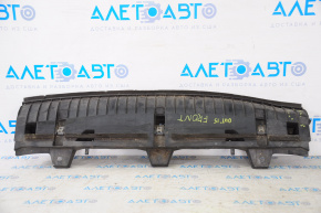 Subaru Outback 15-19 front bumper guard is dented, cracks