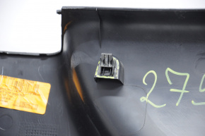 Left arch trim Dodge Journey 11-20 under 3 rows of seats, broken fasteners, scratches
