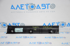 Door sill trim front right Dodge Journey 11-20 black, broken crepe, scratches