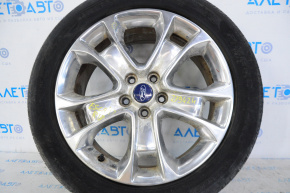 Wheel disk R18 Ford Escape MK3 13-19 type 1 chrome, oxidation, light curb
