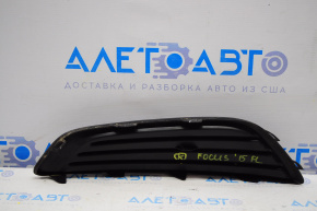 Bumper grille left Ford Focus mk3 15-18 rest structure without fog lights