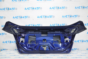 Boot lid Ford Focus mk3 15-18 rest 4d under spoiler blue L6 dents