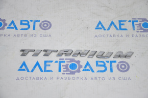 Emblem lettering titanium trunk lid Ford Focus mk3 11-18 4d