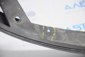 Front bumper lip Nissan Pathfinder 13-16 prerest, structure, crack, broken mount, worn