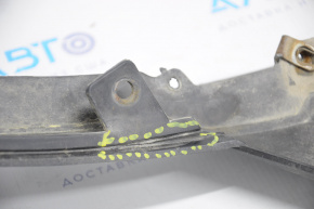 Front bumper lip Nissan Pathfinder 13-16 prerest, structure, crack, broken mount, worn