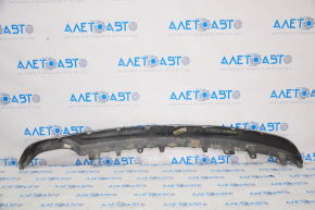 Lower trim of rear bumper Hyundai Sonata 15-17 SE for 1 pipe broken fastener, rubbed