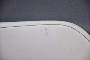 Door trim, rear left, Lexus RX350 RX450h 10-15, black with black insert, leather, armrest, grey leather, type 2, tears, scratches