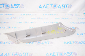 Trunk door trim right Lexus RX350 RX450h 10-15 gray, plastic turned white