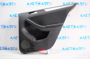 Door trim card rear right VW Jetta 11-18 USA black with gray inserts, break fastening