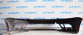 Bare front bumper VW Jetta 15-18 USA LA3Q red, broken fastener, crack, dent