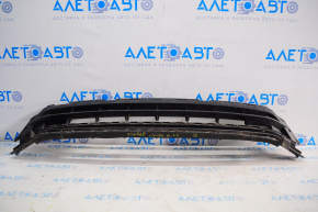 Lower grille of front bumper VW Jetta 15-18 USA without parking sensors, crack