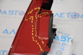 Inner lamp trunk lid right VW Tiguan 12-18 rest, crack in housing