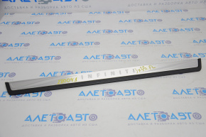 Door sill trim front left outer Infiniti JX35 QX60 13-17 chrome, type 2, worn