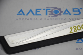 Door sill trim front left outer Infiniti JX35 QX60 13-17 chrome, type 2, worn